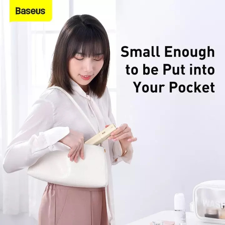 Quạt cầm tay mini Baseus dung lượng pin 2000mAh, vận hành mượt mà nhỏ gọn tiện dụng mang đi thích hợp cho các chuyến đi
