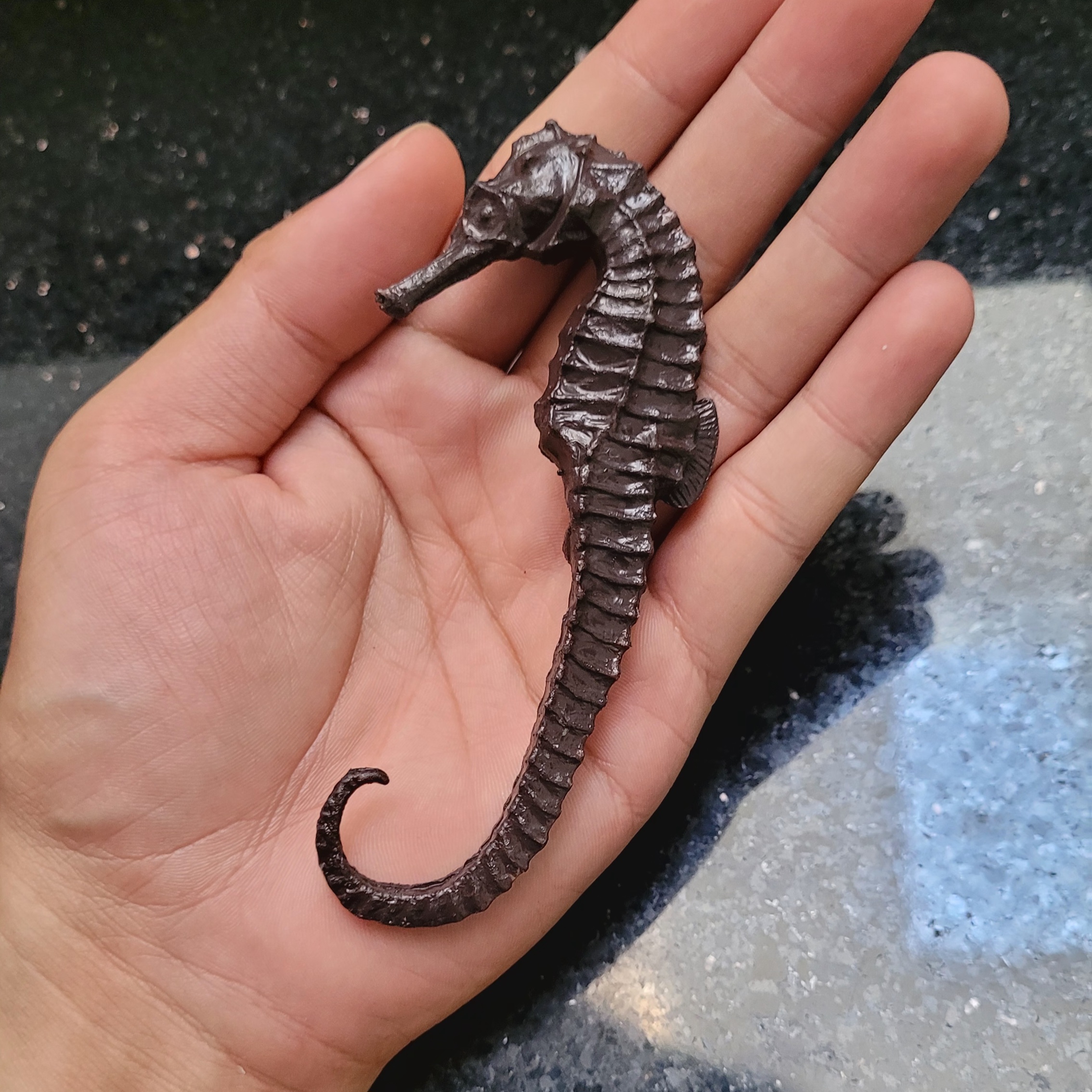 Đồ chơi sinh vật biển - Mô hình Con Cá Ngựa Hippocampus 11.5x5 cm New4all CN1814 Sea Animals