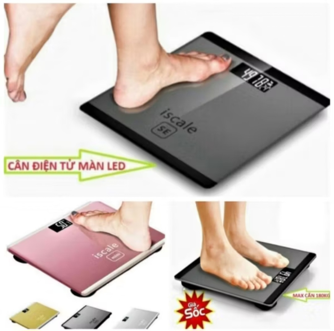 1 CÁI CÂN ĐIỆN TỬ CAO CẤP CÂN 180KG KÈM THEO THƯỚC DÂY ĐO