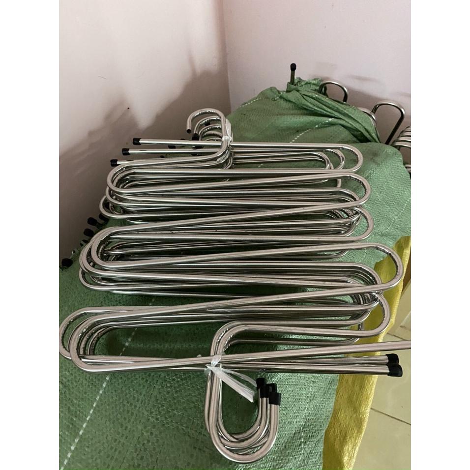 Móc Phơi Quần Ao 5 Tầng Thông Minh Treo Đồ Hình Chữ Z Inox Tiết Kiệm Không Gian