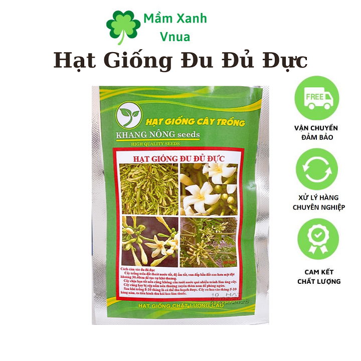 Hạt Giống Hoa Đu Đủ Đực - Đu Đủ Đực 4 Mùa - Gói 10 Hạt