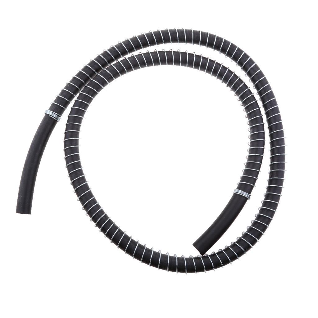 Universal 100cm Stainless Steel Rubber Brake Oil Hose Line for Motorcycle