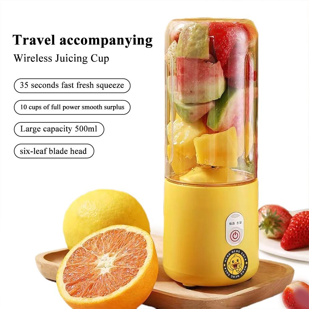 Máy Xay Sinh Tố Xiaomi 500Ml 6 Lưỡi Dao Sạc Usb