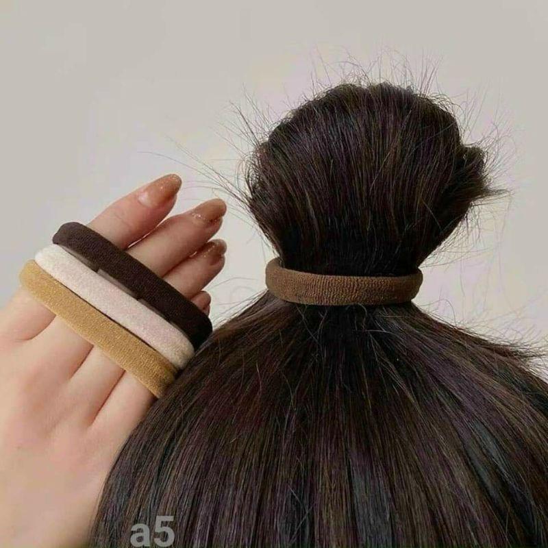 HỘP 20 DÂY CHUN BUỘC TÓC LOẠI TO MỀM MẠI