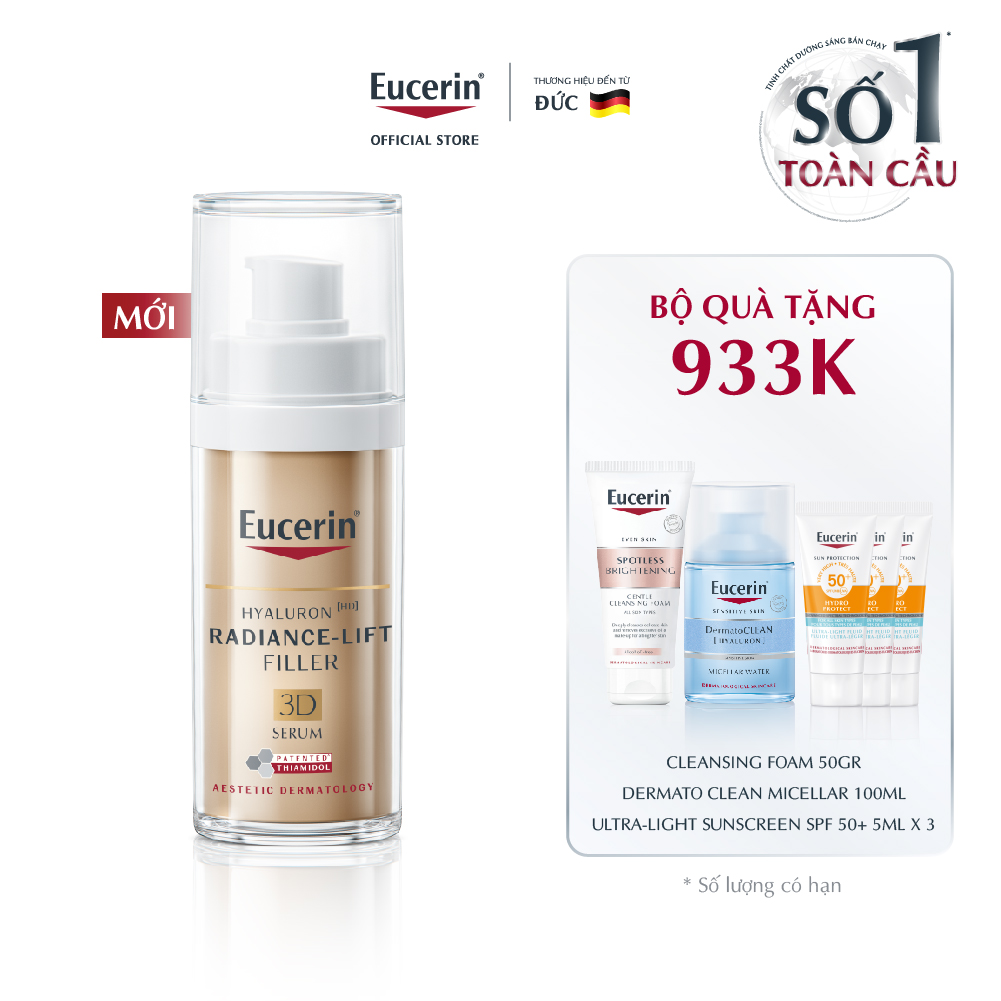Tinh chất ngăn ngừa lão hóa Eucerin Hyaluron Radiance-Lift Filler 3D Serum 30ml