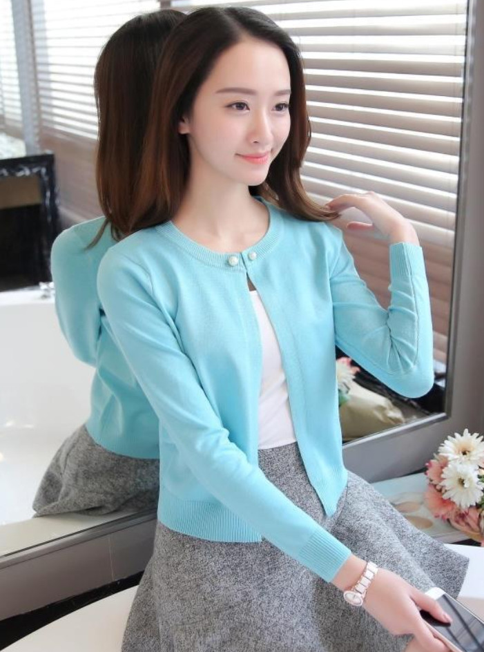 Áo Len Nữ Áo Cardigan Áo Khoác Nhẹ MAY_ALN025 MayHomes - Xanh