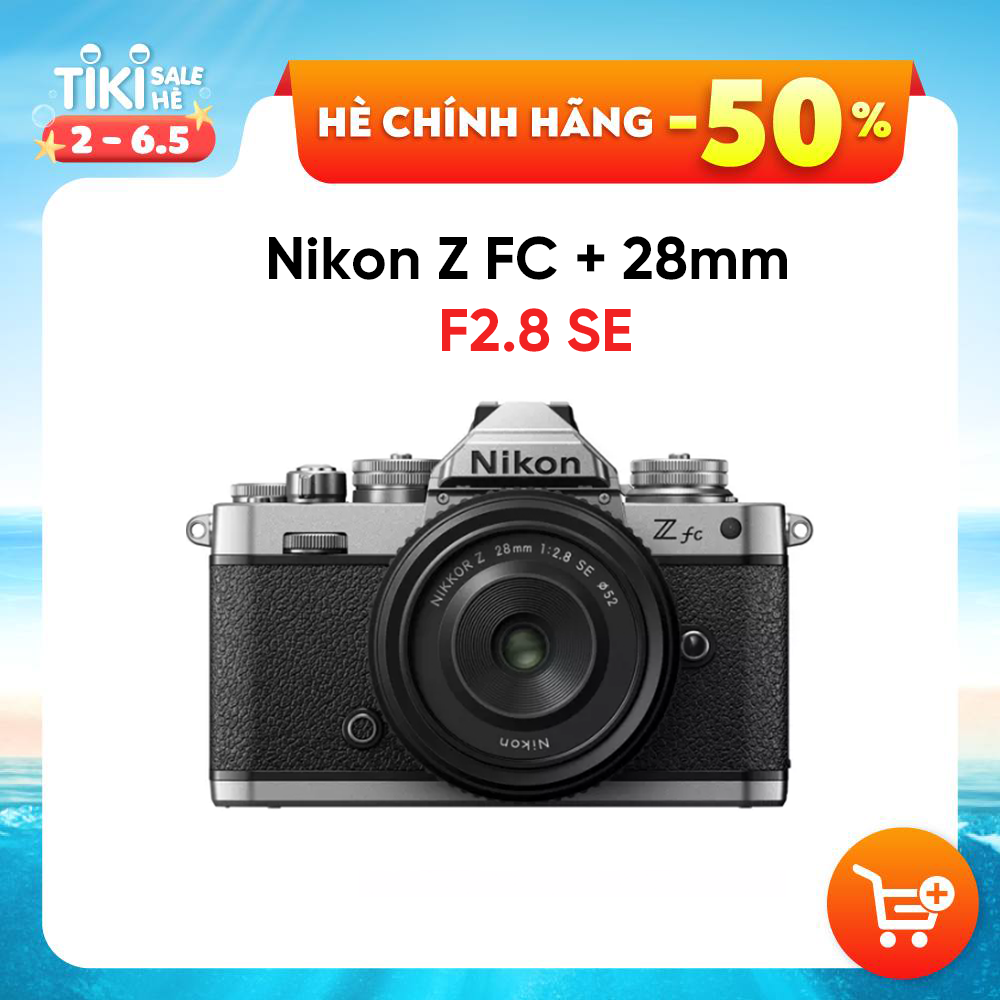 Combo máy ảnh Nikon Z FC + Kit nikkor 28mm F2.8 SE - Hàng chính hãng