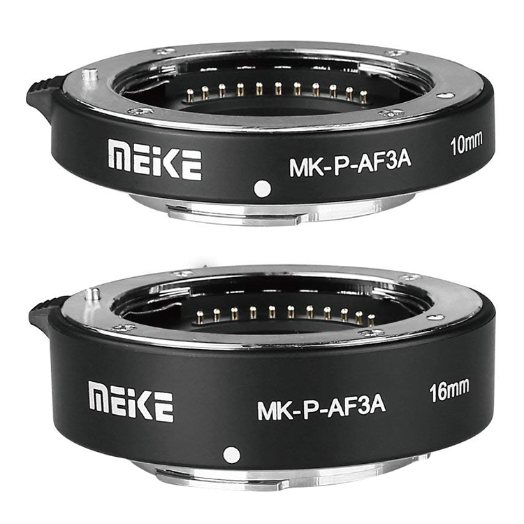 Ngàm Chụp Macro Meike MK-P-AF3A Auto Focus Extension Tube 10mm 16mm Cho Panasonic - Hàng Nhập Khẩu