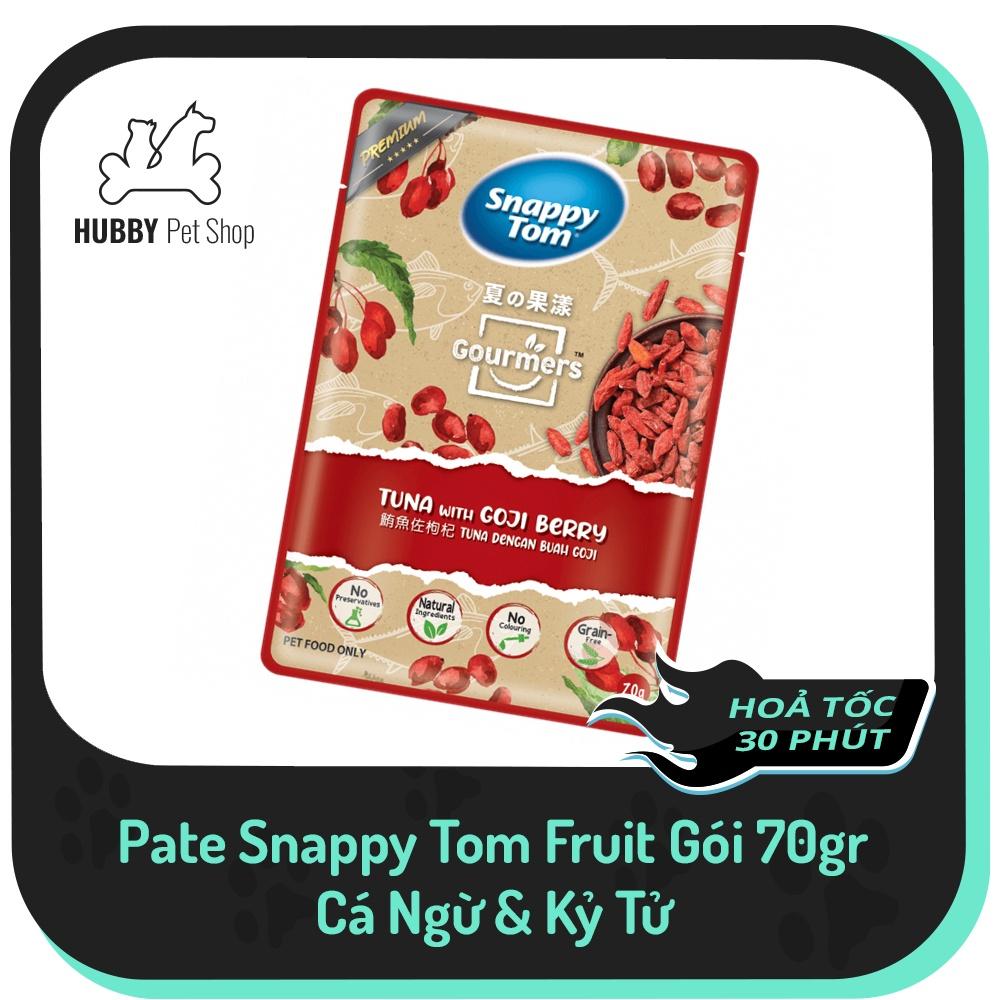 Pate Snappy Tom Premium Fruit 70g cho mèo, pate cho mèo, pate snappy tom trái cây Hubby Pet Shop