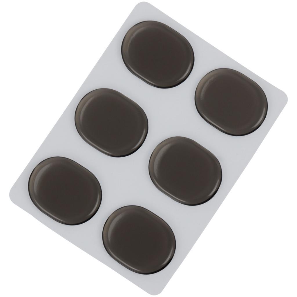 6Pcs Drum Set Practice Pads Drum Replacement Parts for Drum Lovers Coffee