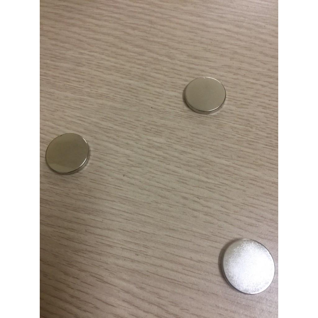 Nam châm viên trắng đất hiếm 20x3mm