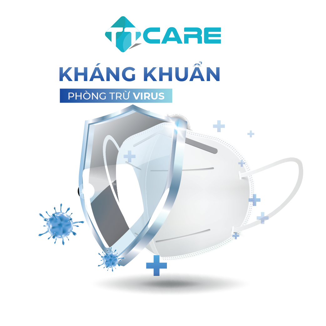 Combo 3 Hộp Khẩu Trang Y Tế TT CARE VN95 4 Lớp Siêu Kháng Khuẩn Sử Dụng Chất Liệu Cao Cấp Bảo Vệ Hoàn Hảo Cho Sức Khỏe