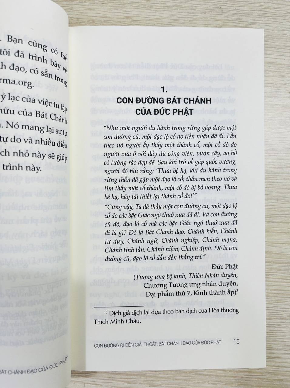Bát Chánh Đạo - Con đường đi đến giải thoát của Đức Phật