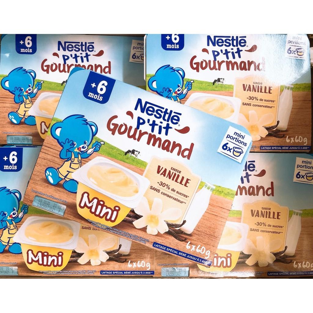 Váng Sữa Trẻ Em Nestle Pháp - Váng Sữa Ăn Dặm cho bé từ 6 Tháng DATE T6/2022 - Váng sữa béo tăng cân