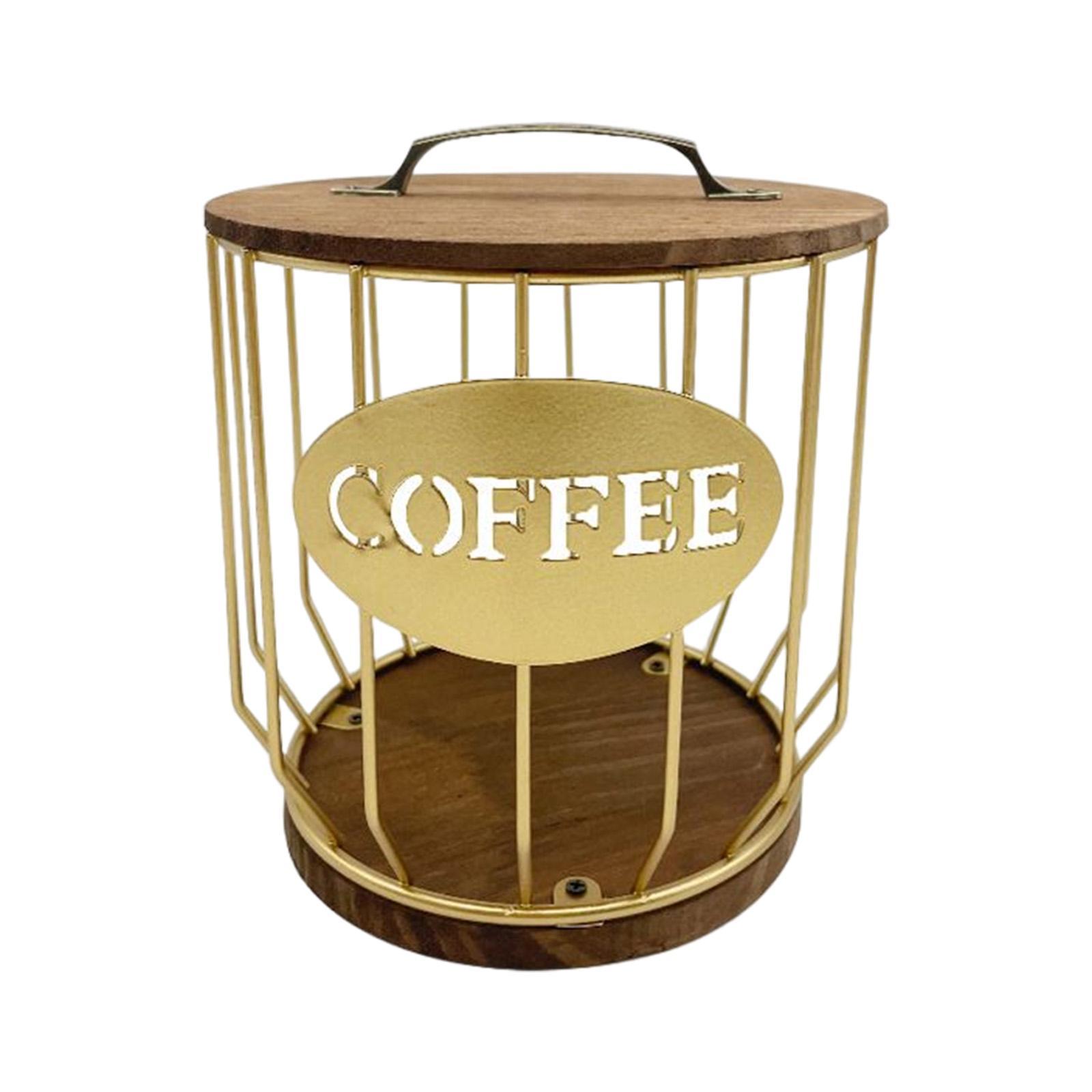Coffee Pod Holder Coffee Bar Accessories Coffee Capsule Cages for Countertop Coffee Bar Decor