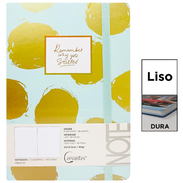 Sổ Ghi Chú Remember A5 - Giấy Trơn - 192 Trang 80gsm - Cervantes PB829-93 - Mẫu 1