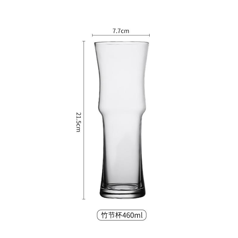Ly thủy tinh kiểu thân tre 500ML decor nước siêu đẹp - Mã 520