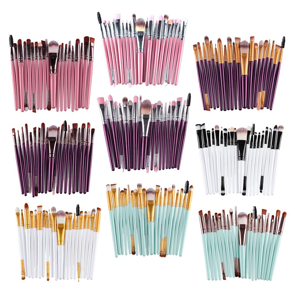 20 Pcs/Set Professional Make Up Brush Set Beauty Cosmetic Tool