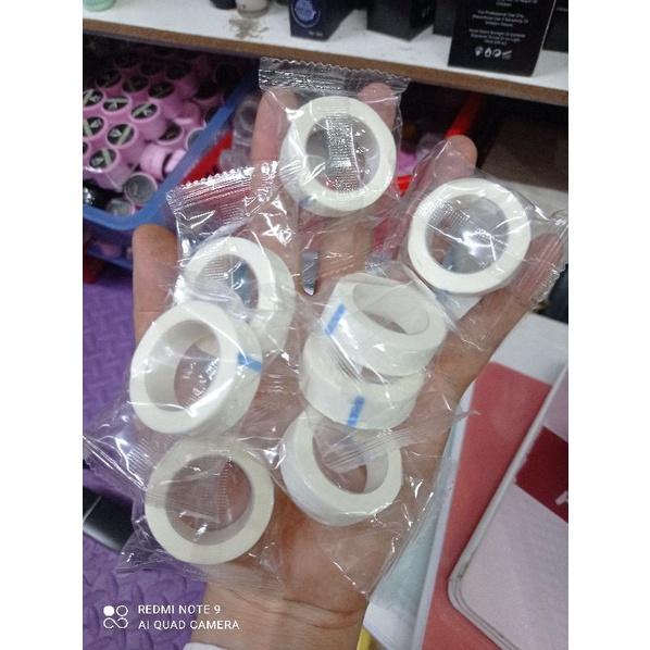 Băng keo lụa trắng, băng dính trắng dán mi