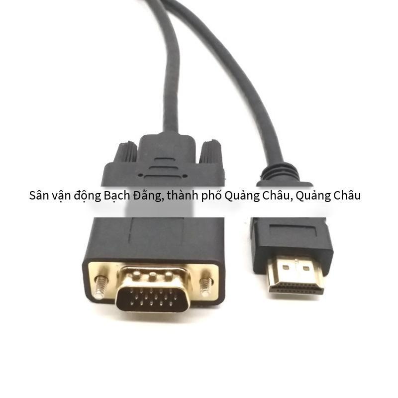Cáp HDMI sang VGA phong cách mới nhất không có card đồ họa chuyển đổi âm thanh HD cáp hdmi sang vga giao diện máy tính xách tay