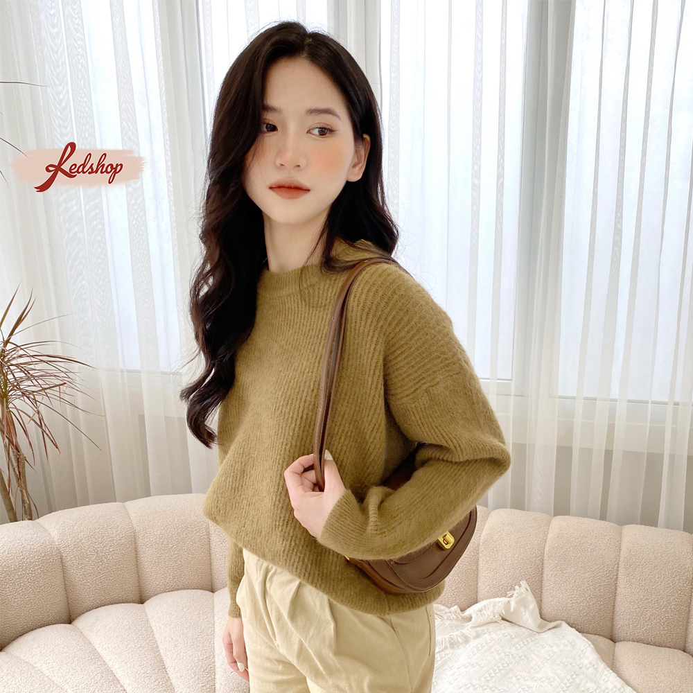 Áo len nữ basic dài tay phong cách Hàn Quốc Red Shop 29988