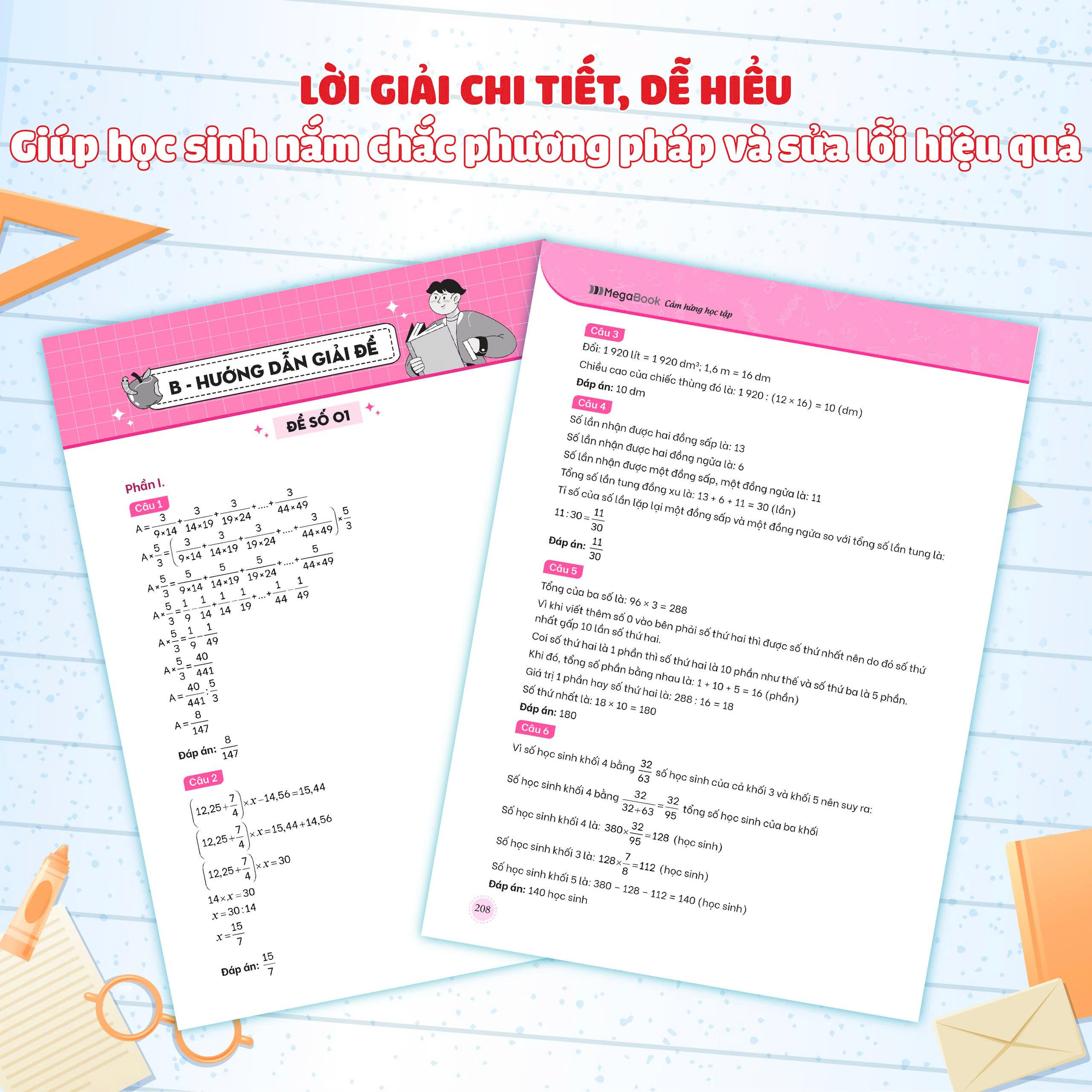Sách Giải Thích Và Ôn Luyện Chuyên Đề Toán Thi Vào Lớp 6 Trường THCS Chất Lượng Cao