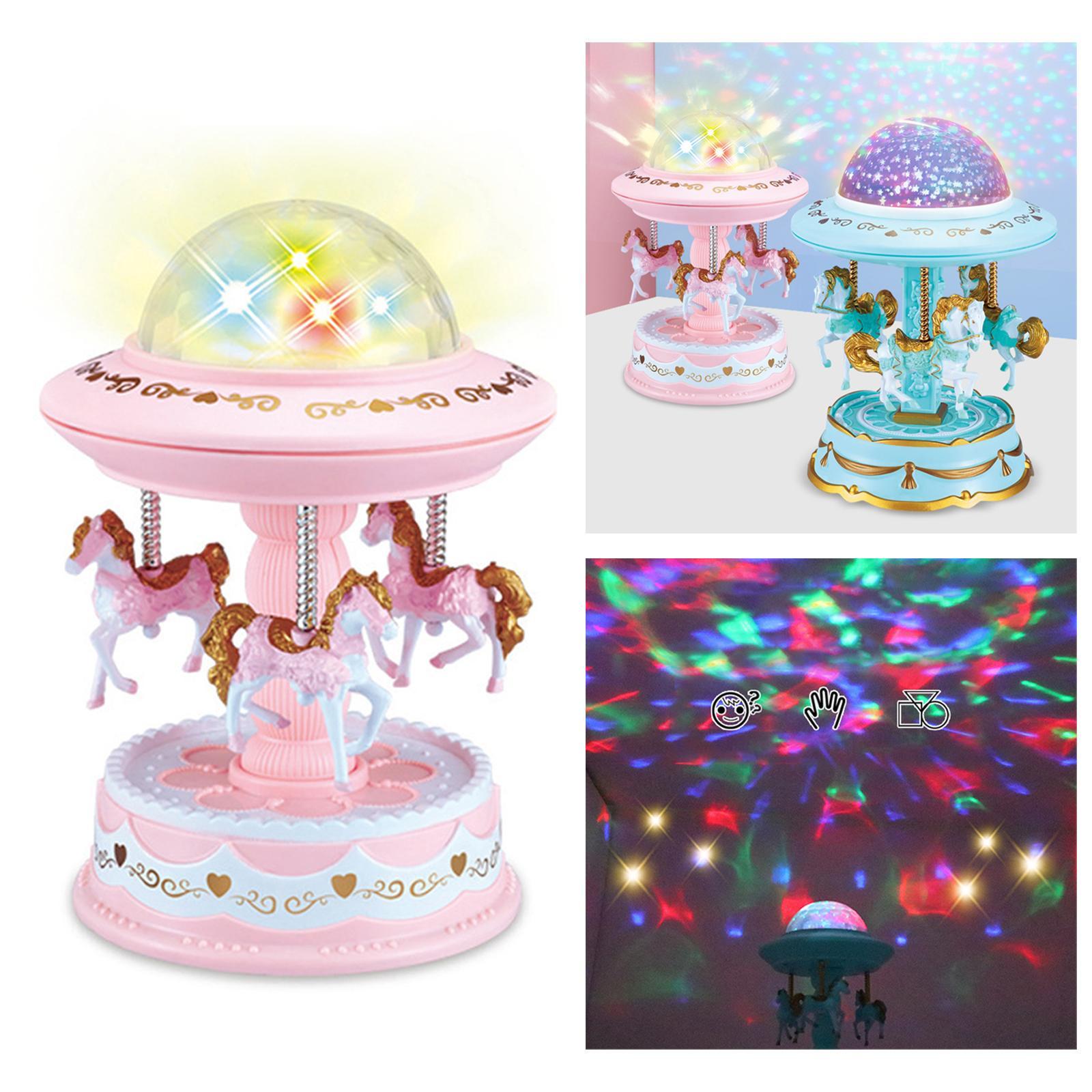 Music Box  Night Light for Children's Day Birthday Gift Ornament Office