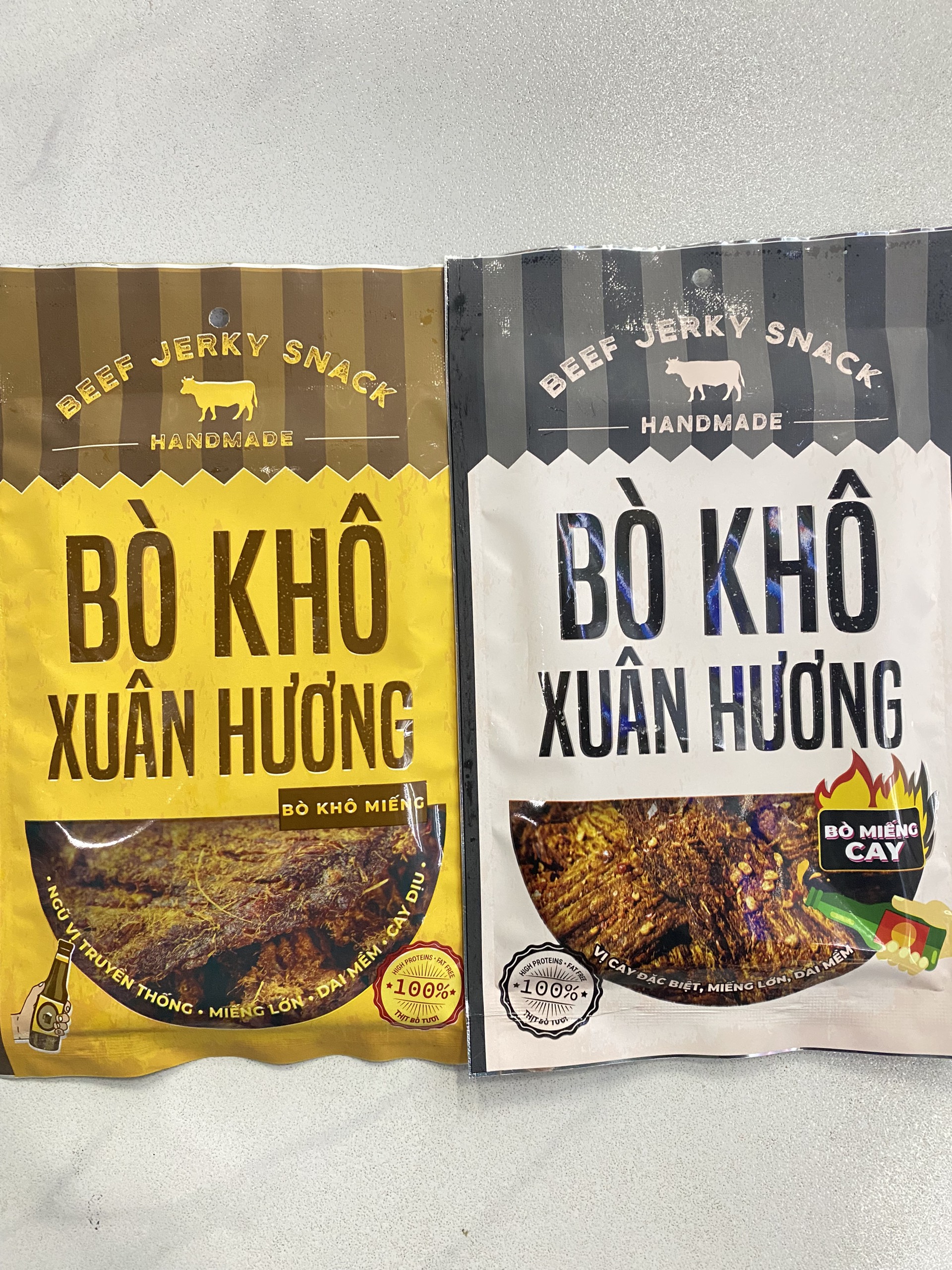 Combo 2 gói bò khô miếng xuân hương