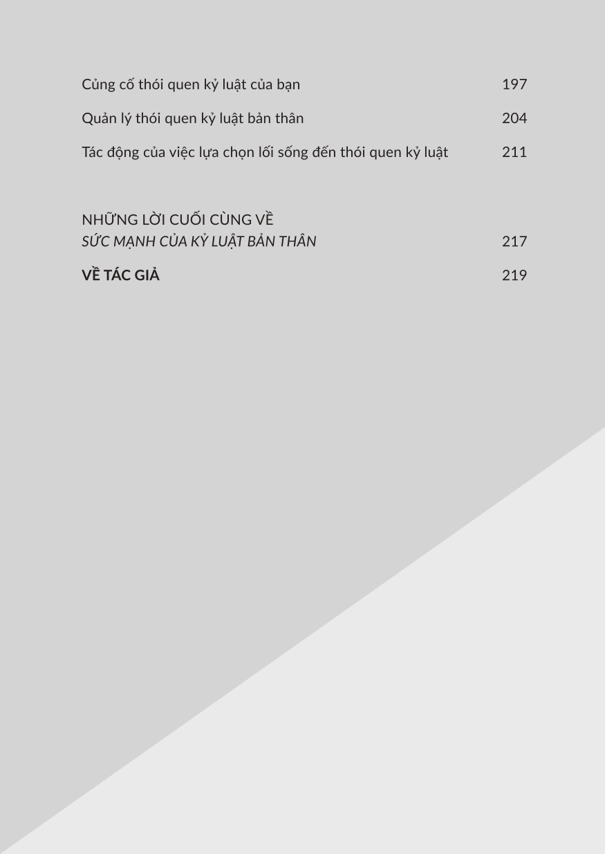 Sách Sức Mạnh Của Kỷ Luật Bản Thân