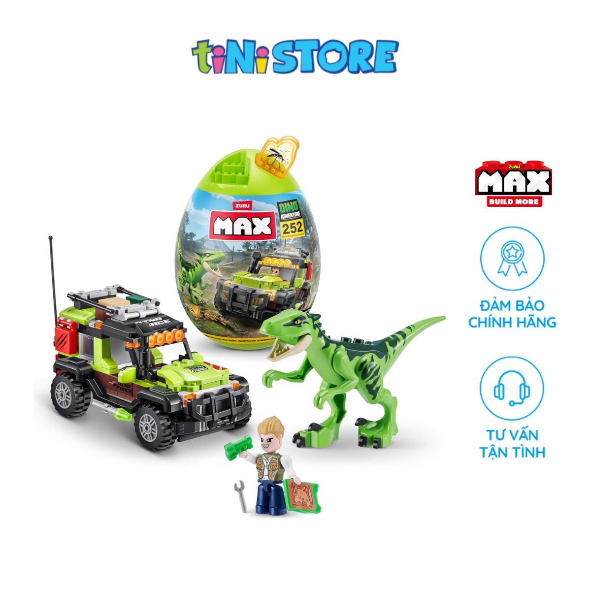 Đồ Chơi Trứng Lắp Ráp Zuru Max Build More 252 Mảnh 83154