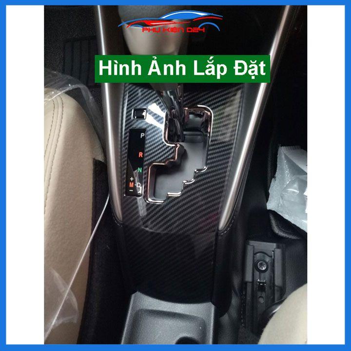 Ốp nội thất Vios 2019-2020-2021-2022 vân Cacbon bảo vệ chống trầy xước và làm đẹp xe