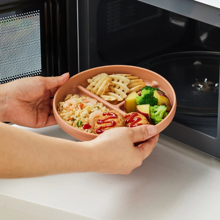 Bộ 2 Dĩa Chống Trượt LocknLock Little Luv Cho Bé HPP962 - Hàng Chính Hãng