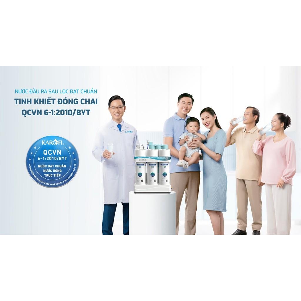 [ĐỘC QUYỀN ONLINE - TẶNG BỘ LÕI] Máy lọc nước RO để gầm Karofi KAQ-UE03 - hệ 10 lõi, Màng RO 50 GPD, Bảo hành 36 Tháng - Hàng Chính Hãng