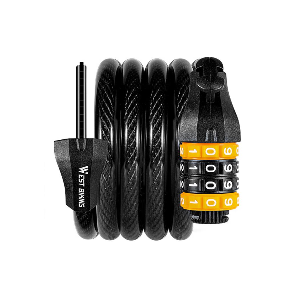 Khóa cáp xe đạp WEST BIKING chống trộm