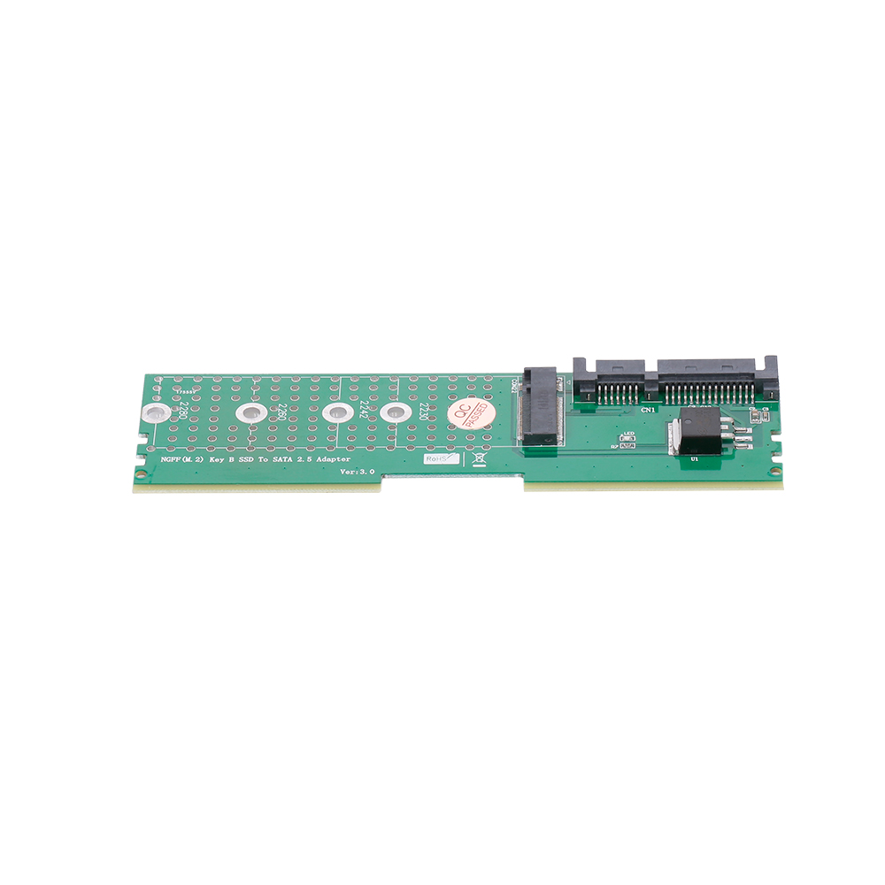 Bộ Điều Hợp DDr M.2 Ngff B-Key SSD Sang SATA Khe Cắm Mở Rộng Bo Mạch Cho Thẻ Raiser Riser 2230 2242 2260 2280 M2 SSD