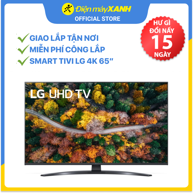 Smart Tivi LG 4K 65 inch 65UP7800PTB Mới 2021