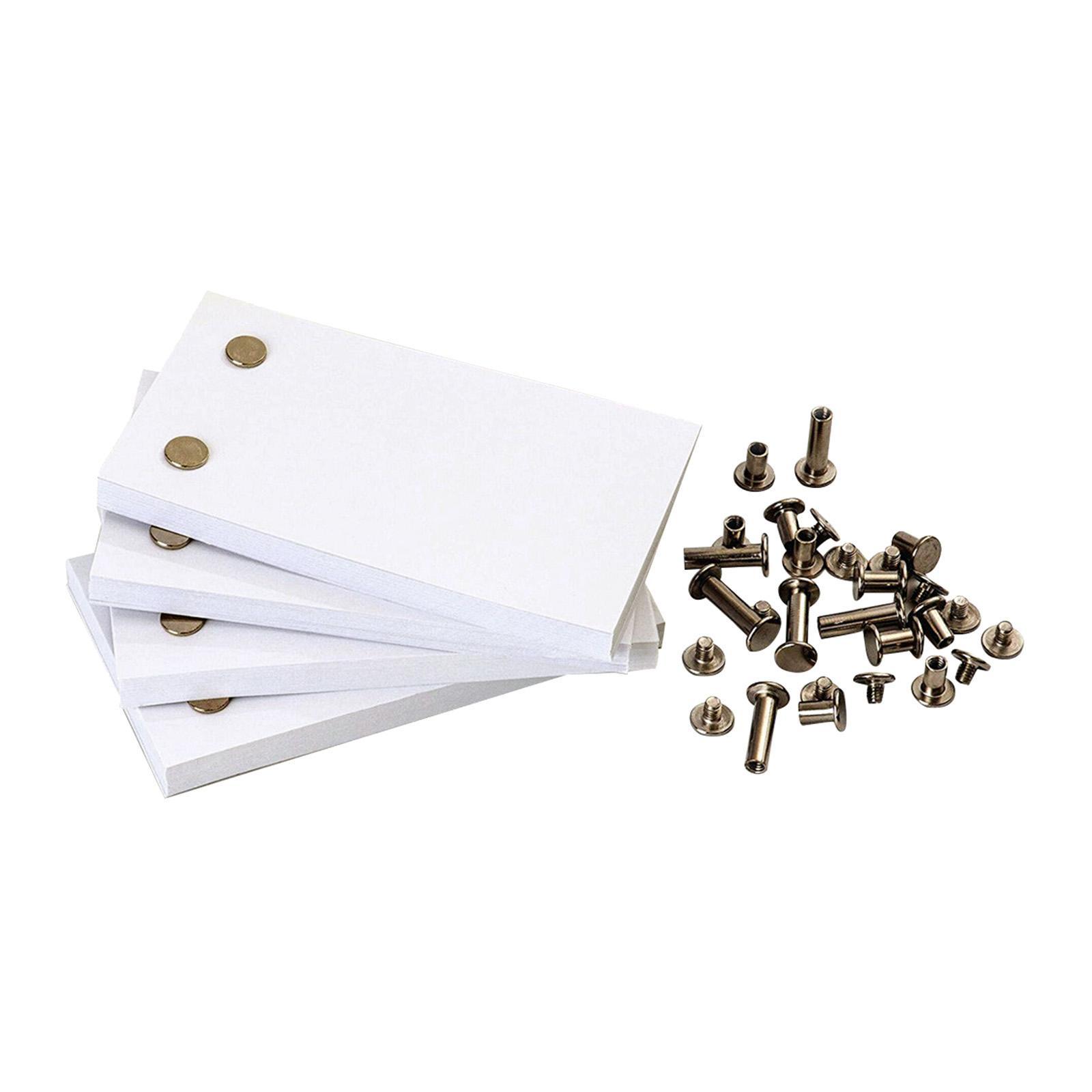 Blank  Paper with Holes Pages Flipbook Animation Paper