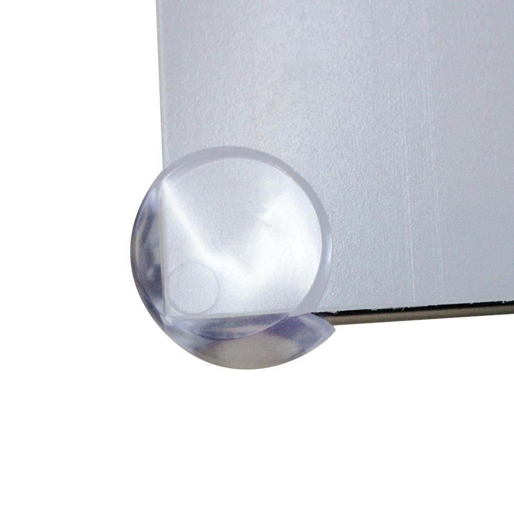 Miếng Nhựa Pvc Hình Cầu Trong Suốt Bọc Góc Bàn Bảo Vệ An Toàn Cho Bé