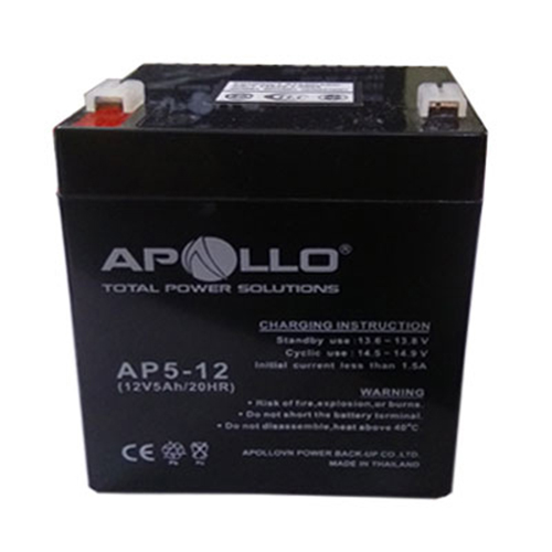 Ăc quy Apollo 12V 5Ah, AP5-12- Hàng nhập khẩu