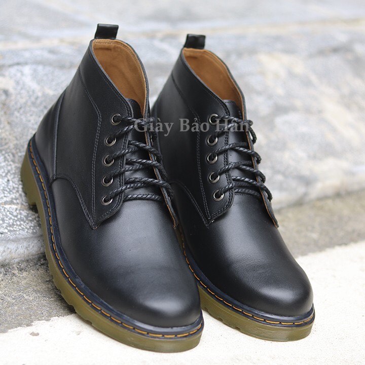 Giày Boots Nam Cổ Lửng Cao Cấp LC02