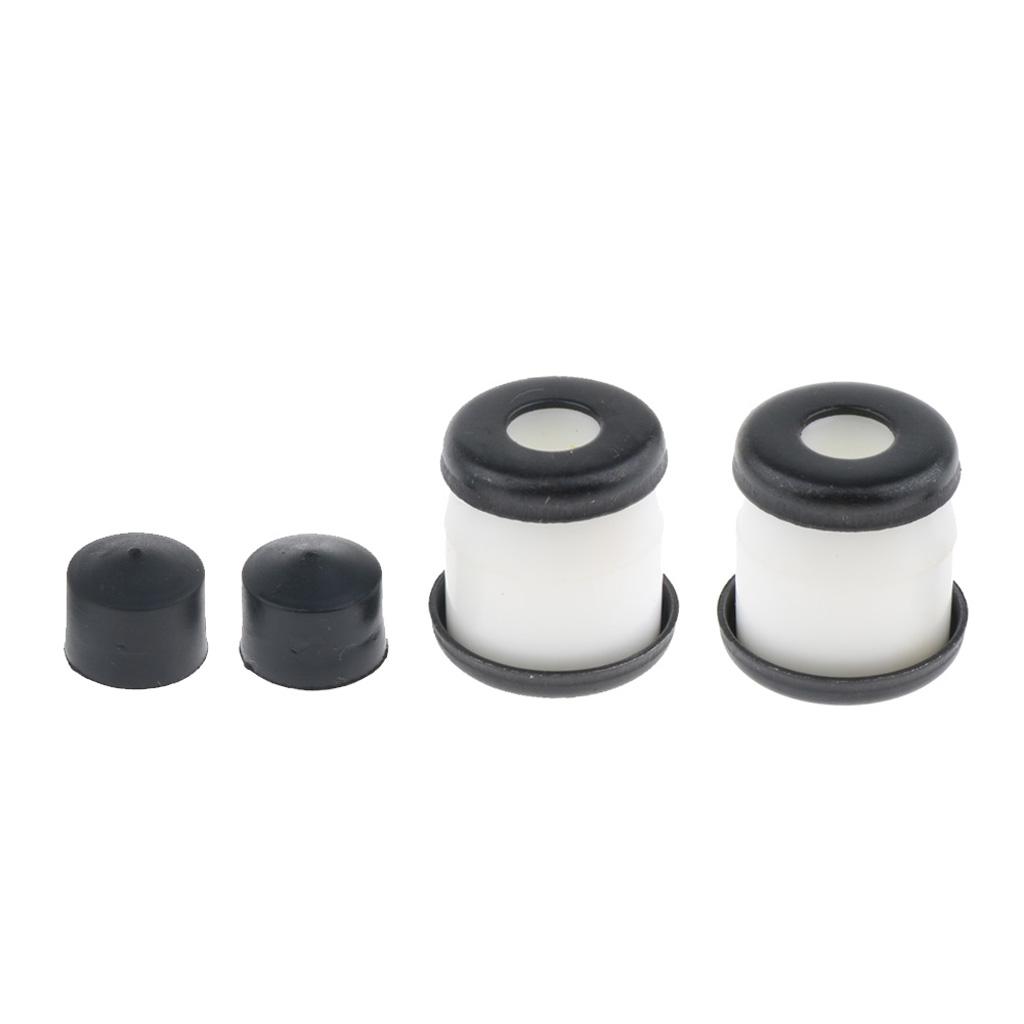 2xSkateboard Rebuild Kit Bushings Washers Pivot Cups for 2 Trucks 5in White