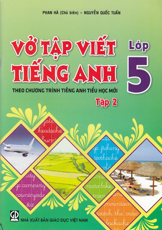 Sách - Vở tập viết tiếng anh lớp 5 - tập 2
