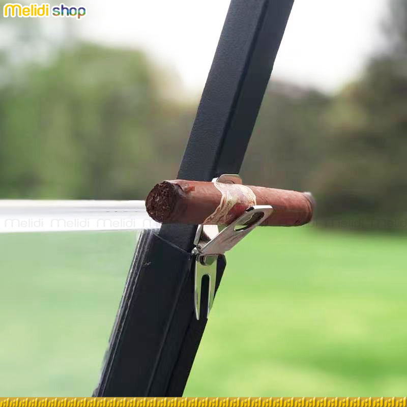 COHI LX2 - Gác Cigar 1 Điếu Đa Năng Cho Người Chơi Golf, Du Lịch, Camping, Có Nam Châm Kẹp Gắn Cột Tiện Lợi Cigar Holder, Stand