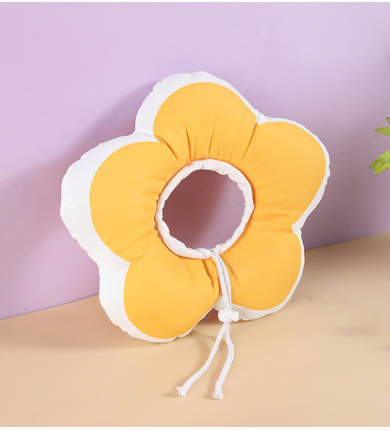 VÒNG CỔ THÚ CƯNG VÒNG CỔ LOA CHỐNG LIẾM CHO THỎ CHÓ MÈO BÔNG HOA DỄ THƯƠNG TỪ 0.5-5.5KG MÃ 10 CHO CHÓ MÈO THỎ