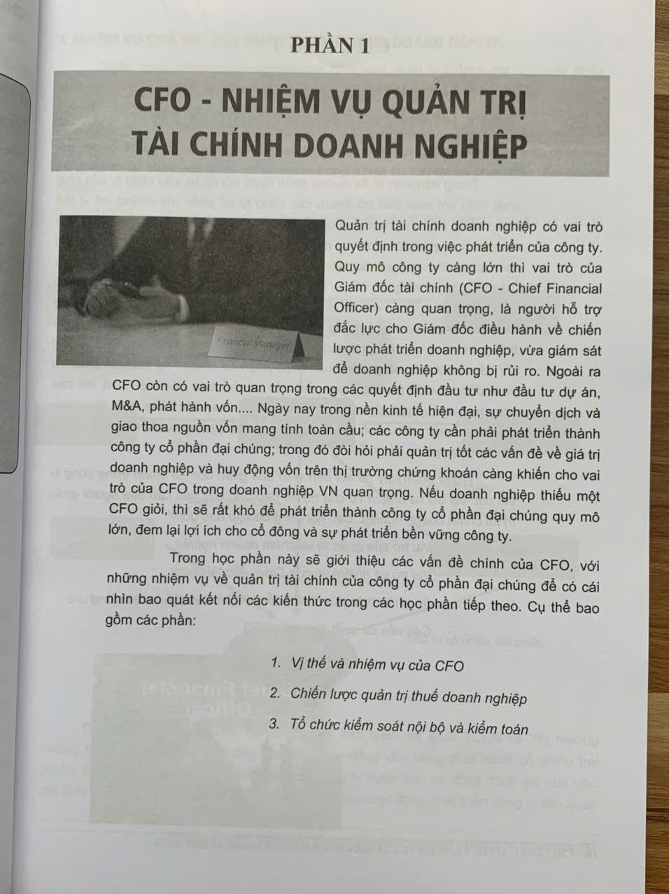 CFO Quản Trị Tài Chính Công Ty Cổ Phần