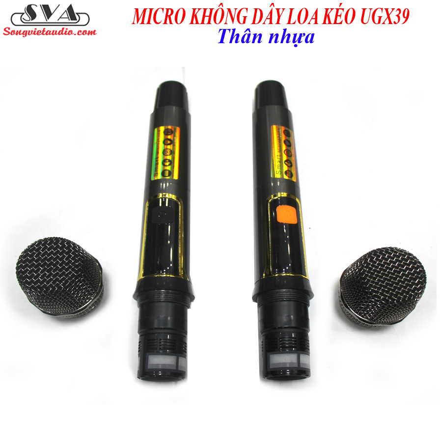 MICRO KHÔNG DÂY LOA KÉO UGX39 - THÂN NHỰA