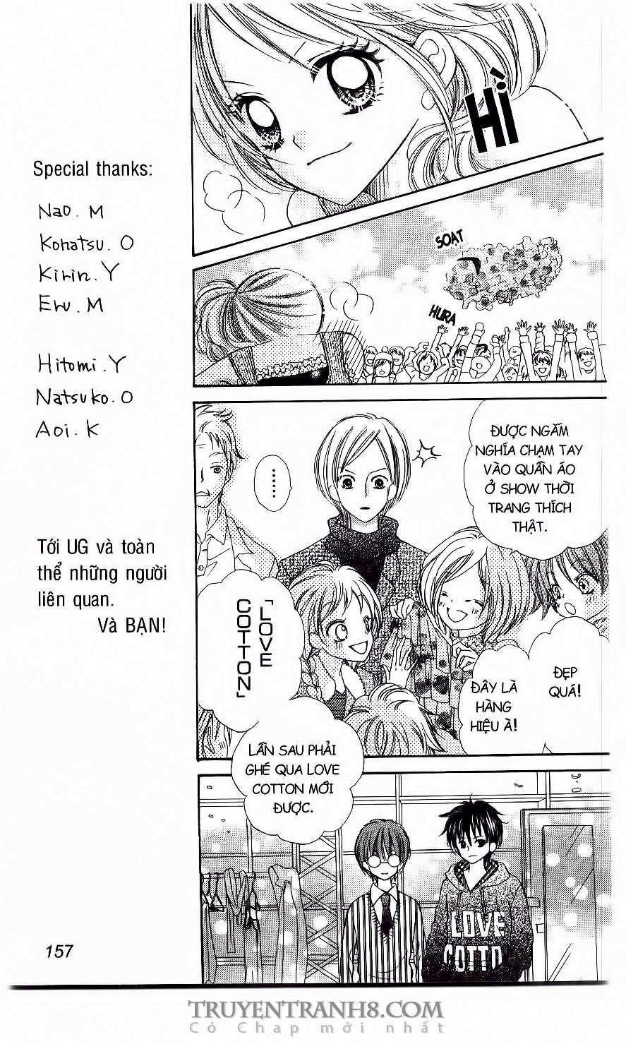 tiệm thời trang, love cotton chapter 18 14