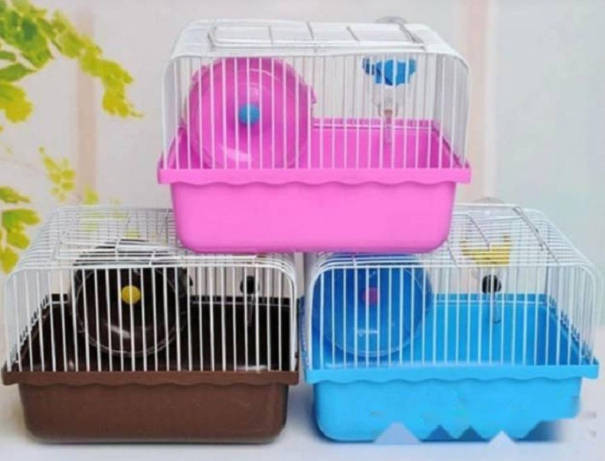 1 lồng chuột 22*16*16 dùng nuôi vẹt lb, cockateil,monk, sun, chuột hamster