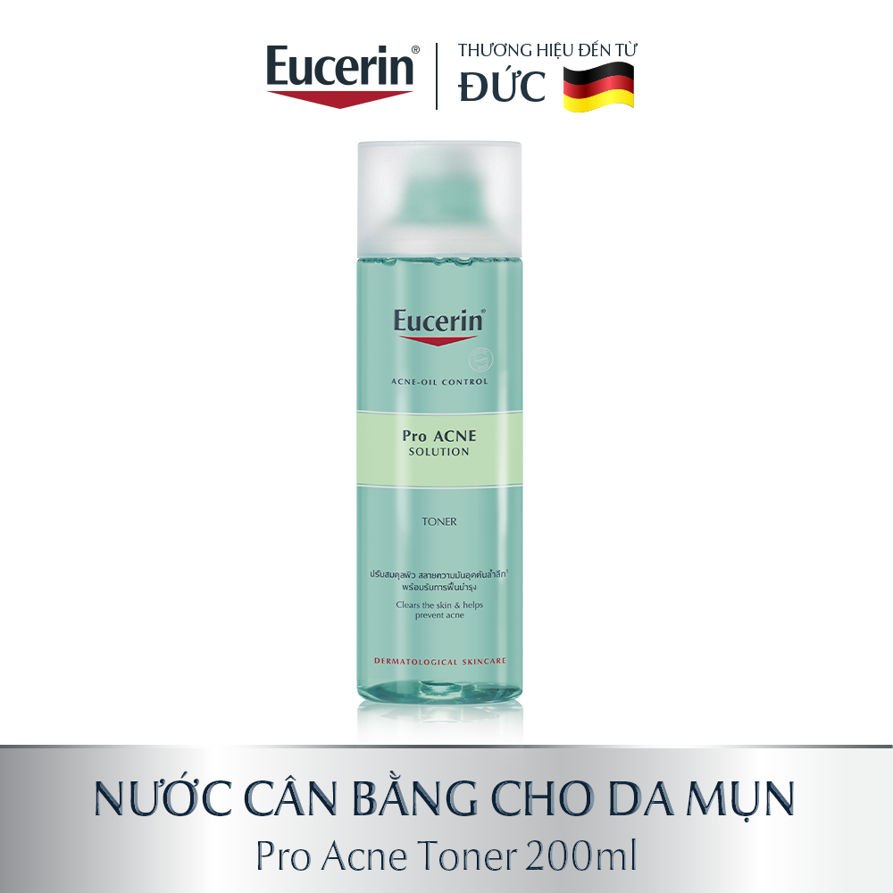 Nước cân bằng cho da nhờn mụn Eucerin Pro Acne Toner 200ml