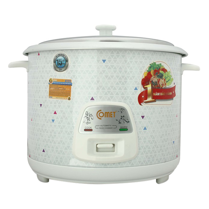 Nồi Cơm Điện Nắp Rời Comet CM8029 - Hàng Chính Hãng